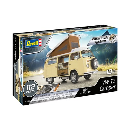 Revell 07676 1/24 VW T2 Camper ( Easy Ckick )