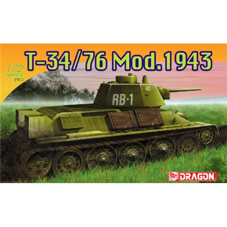 Dragon 1:72 T-34/76 Mod.1943