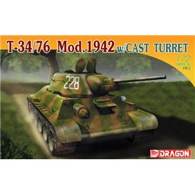 Dragon 1:72 T-34/76 Mod.1942 "FORMOCHKA"