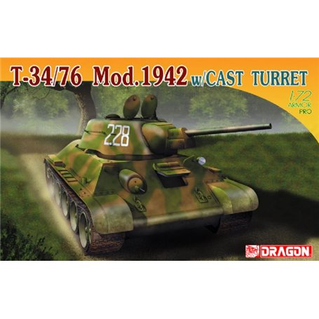 Dragon 1:72 T-34/76 Mod.1942 "FORMOCHKA"