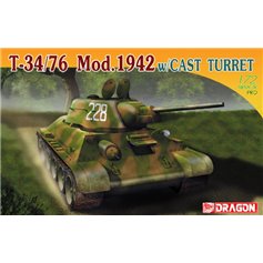 Dragon ARMOR PRO 1:72 T-34/76 Model 1942 - W/CAST TURRET