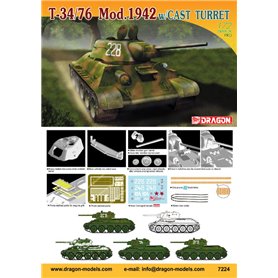 Dragon 1:72 T-34/76 Mod.1942 "FORMOCHKA"