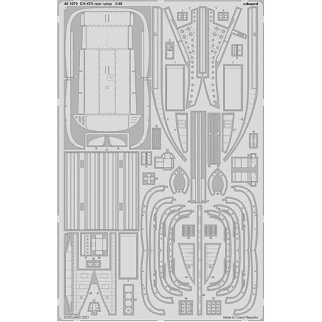 Eduard 1:48 CH-47A rear ramp dla HOBBY BOSS