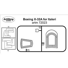 Fly ARTM72023 Boening X-32A for Italeri  maska 1/72