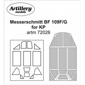 Fly ARTM72026 Messerschmidt BF 109F/G for KP maska 1/72