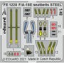 Eduard 1:48 F/A-18E seatbelts STEEL dla HOBBY BOSS