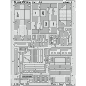 Eduard 1:35 IDF Shot Kal 1/35 dla AMUSING HOBBY