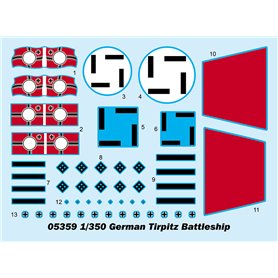Trumpeter 05359 German Tirpitz Battleship