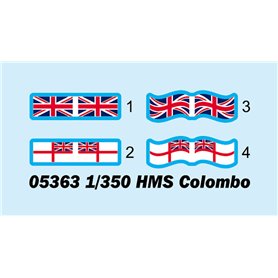 Trumpeter 1:350 HMS Colombo
