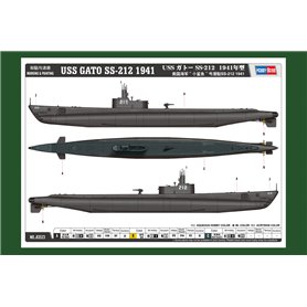 Hobby Boss 1:350 USS Gato SS-212 1941