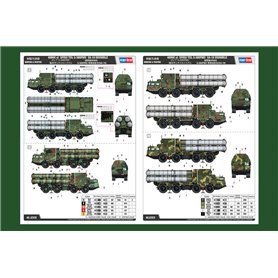 Hobby Boss 82929 48N6E of 5P85S TEL S-300PMU SA-10 Grumble