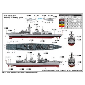 Trumpeter 06721 HMS TYPE 23 Frigate - Westminster(F237)