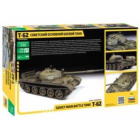 Zvezda 3622 T-62 Soviet Main Battle Tank  1/35