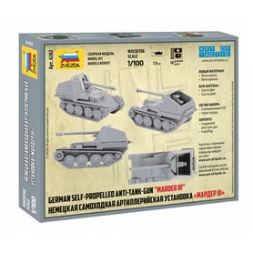 Zvezda 1:100 Marder III - GERMAN SELF-PROPELLED ANTI-TANK-GUN