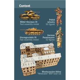 Italeri 6198 1/72 Montecassino Abbey 1944 Breaking the Gustav Line