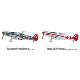 Tamiya 1:48 Kawasaki Ki-61-Id Hien (Tony) - SILVER COLOR PLATED W/CAMO DECALS