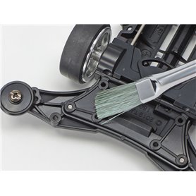 Tamiya 74163 Pędzelek MINI 4WD CLEANING BRUSH - W/STICKER APLICATOR