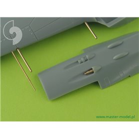 Master 1:72 Zestaw uzbrojenia - końcówki luf MG 17 i MG 151 oraz rurka Pitota do Focke Wulf Fw-190 A-6 