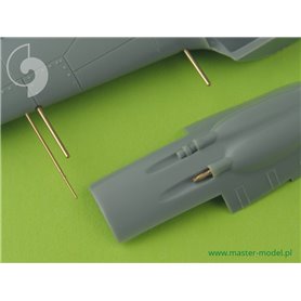 Master 1:72 Zestaw uzbrojenia - końcówki luf MG 131 i MG 151 oraz rurka Pitota do Focke Wulf Fw-190 A-7, A-8 