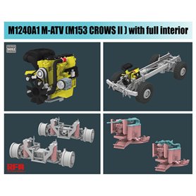 RFM-5052 M1240A1 M-ATV M153 CROWS II with Full Interior Kit