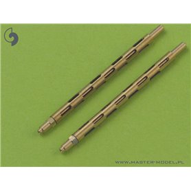Master 1:32 Lufy brytyjskich Browning Mk 2 .303 caliber - 7.7mm bez tłumika płomieni - 2szt.