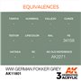 AK Interactive 3RD GENERATION ACRYLICS - WWI GERMAN FOKKER GREY - 17ml