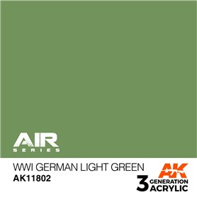 AK Interactive 3RD GENERATION ACRYLICS - WWI GERMAN LIGHT GREEN - 17ml