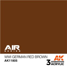 AK Interactive 3RD GENERATION ACRYLICS - WWI German Red Brown