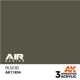 AK Interactive 3RD GENERATION ACRYLICS - RLM 80 - 17ml