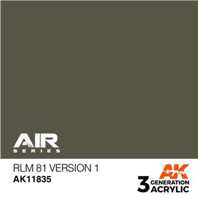 AK Interactive 3RD GENERATION ACRYLICS - RLM 81 Version 1