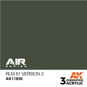 AK Interactive 3RD GENERATION ACRYLICS - RLM 81 VERSION 2 - 17ml