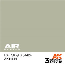 AK Interactive 3RD GENERATION ACRYLICS - RAF SKY - FS 34424 - 17ml