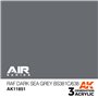 AK Interactive 3RD GENERATION ACRYLICS - RAF DARK SEA GREY - BS381C/638 - 17ml