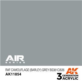 AK Interactive 3RD GENERATION ACRYLICS - RAF Camouflage (Barley) Grey BS381C/626