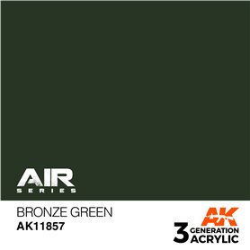 AK Interactive 3RD GENERATION ACRYLICS - BRONZE GREEN - 17ml