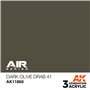 AK Interactive 3RD GENERATION ACRYLICS - DARK OLIVE DRAB 41 - 17ml