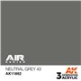 AK Interactive 3RD GENERATION ACRYLICS - NEUTRAL GREY 43 - 17ml