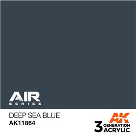AK Interactive 3RD GENERATION ACRYLICS - DEEP SEA BLUE - 17ml