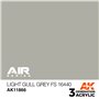 AK Interactive 3RD GENERATION ACRYLICS - LIGHT GULL GREY - FS 16440 - 17ml