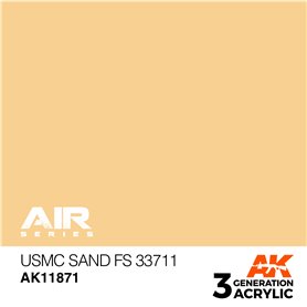 AK Interactive 3RD GENERATION ACRYLICS - USMC SAND - FS 33711 - 17ml