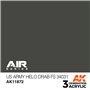 AK Interactive 3RD GENERATION ACRYLICS - US ARMY HELO DRAB - FS 34031 - 17ml