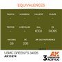 AK Interactive 3RD GENERATION ACRYLICS - USMC Green FS 34095