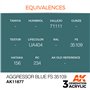 AK Interactive 3RD GENERATION ACRYLICS - Aggressor Blue FS 35109