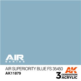 AK Interactive 3RD GENERATION ACRYLICS - AIR SUPERIORITY BLUE - FS 35450 - 17ml