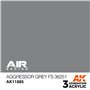 AK Interactive 3RD GENERATION ACRYLICS - AGGRESSOR GREY - FS 36251 - 17ml