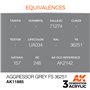 AK Interactive 3RD GENERATION ACRYLICS - AGGRESSOR GREY - FS 36251 - 17ml