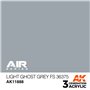 AK Interactive 3RD GENERATION ACRYLICS - LIGHT GHOST GREY - FS 36375 - 17ml