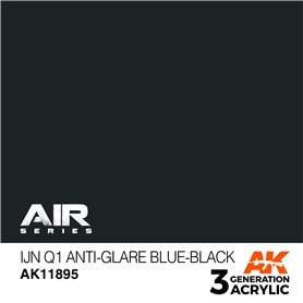 AK Interactive 3RD GENERATION ACRYLICS - IJN Q1 ANTI-GLARE BLUE-BLACK - 17ml