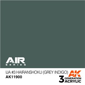 AK Interactive 3RD GENERATION ACRYLICS - IJA #3 Hairanshoku (Grey Indigo)