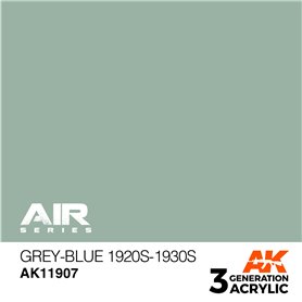 AK Interactive 3RD GENERATION ACRYLICS - Grey-Blue 1920s-1930s